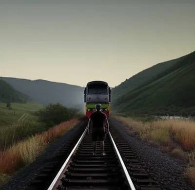 Illustration railroaded - Image 1