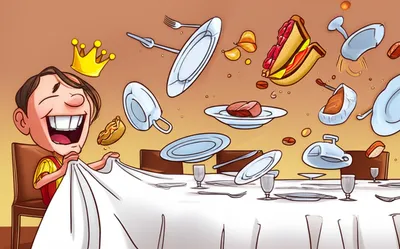 Illustration troublemaker