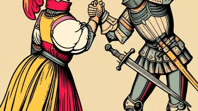 Illustration jousting - Image 1