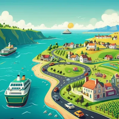 Illustration landbridges - Image 1