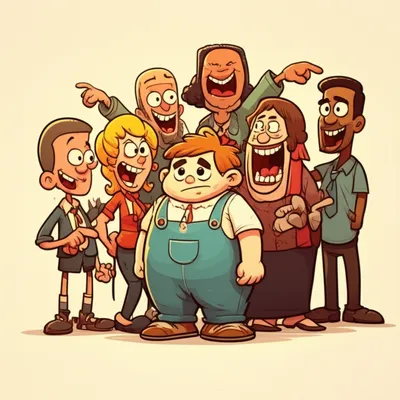 Illustration ridiculing