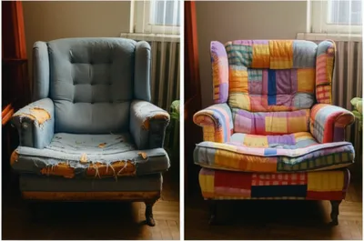 Illustration reupholstering