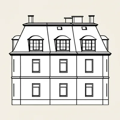 Illustration mansard - Image 1