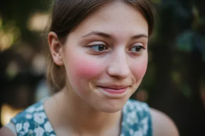 Illustration blushes