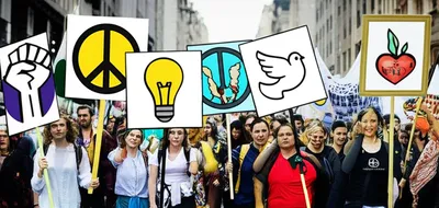 Illustration protestors