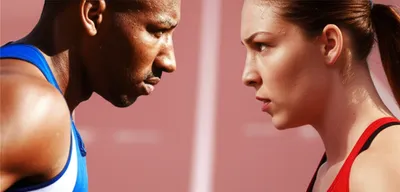 Illustration vying - Image 1