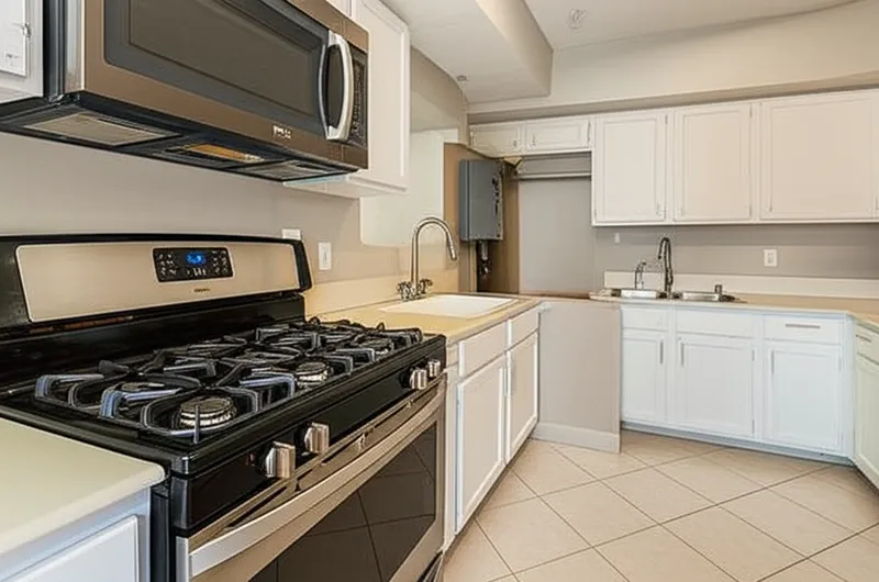 Ilustración visual de la palabra "kitchen" - Cocina