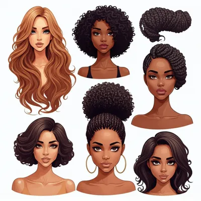 Illustration coiffures