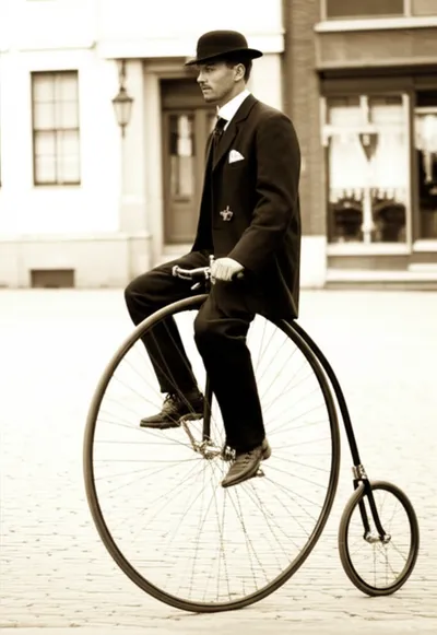 Illustration velocipede - Image 1