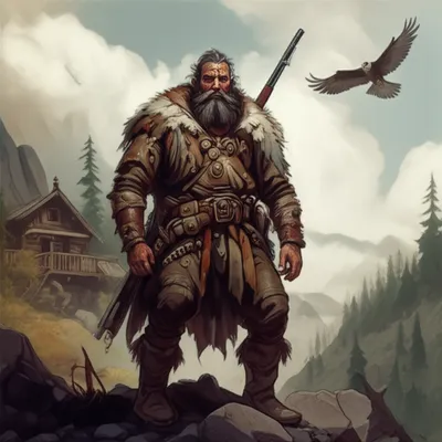 Illustration mountaineer - Image 1