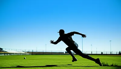 Illustration outfielder - Image 1