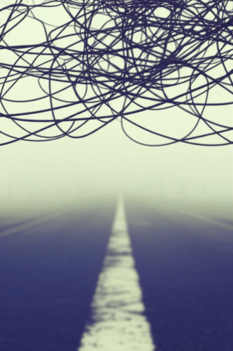 Illustration visuelle du mot « anxiety » - Anxiété, inquiétude, appréhension