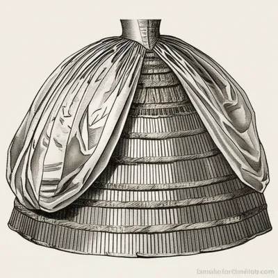 Illustration crinolines