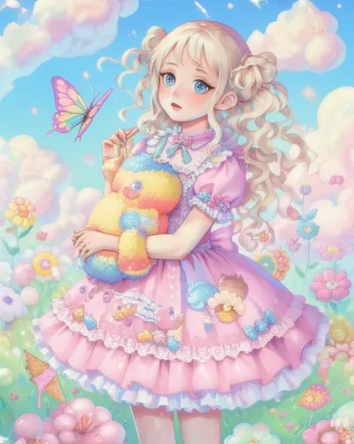 Illustration blond - Image 1