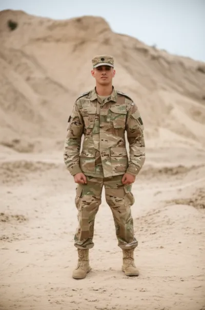 Illustration khaki - Image 1