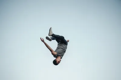 Illustration somersaults