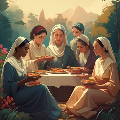 Illustration nun - Image 1