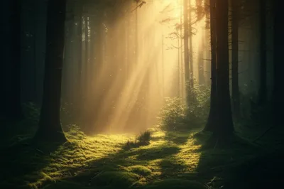 Illustration sunbeams - Image 1