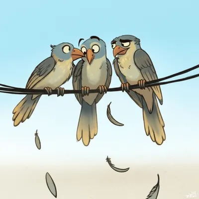 Illustration gossiping