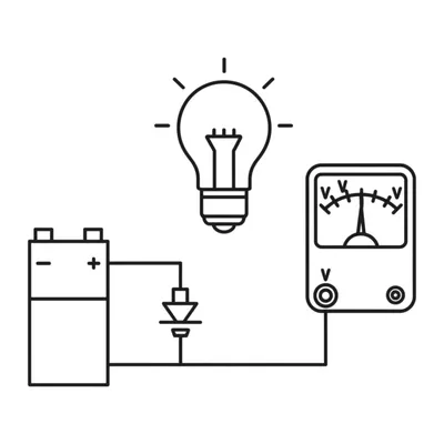 Illustration voltmeter