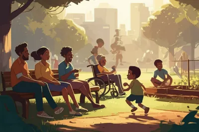 Illustration socialization - Image 1