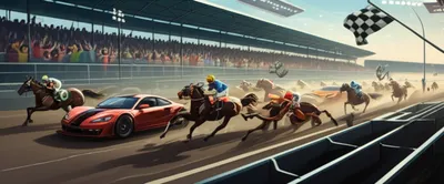 Illustration racetrack