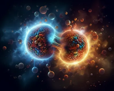 Illustration hadrons