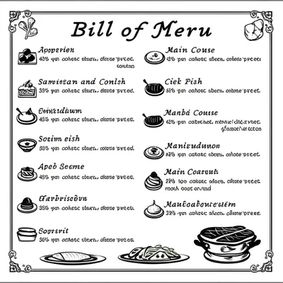 Illustration menu - Image 1