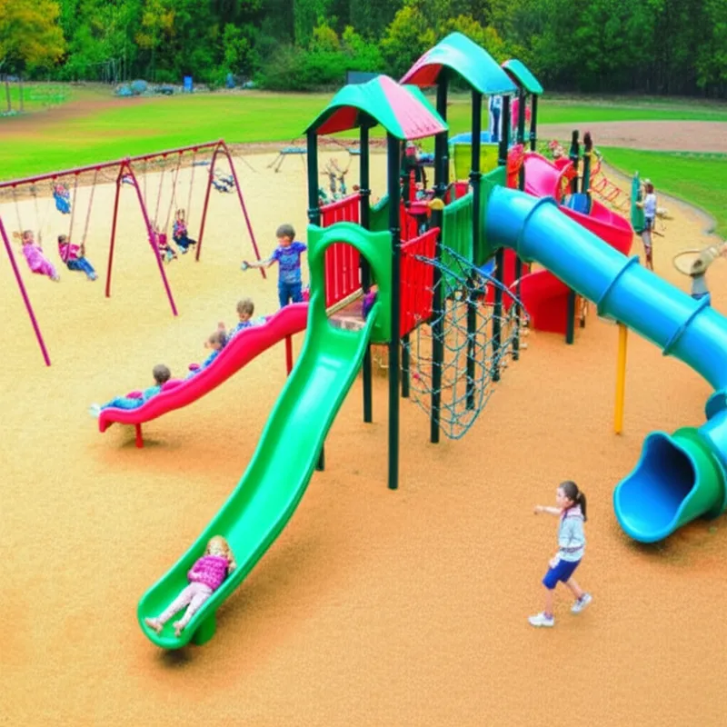 توضيح مرئي للكلمة "playground" - ملعب, ساحة اللعب