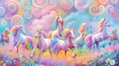 Illustration unicorns - Image 1