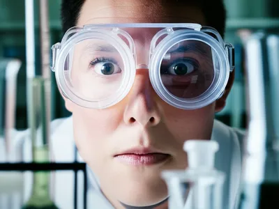 Illustration goggled - Image 1