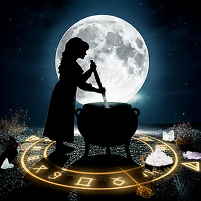 Illustration witchcraft