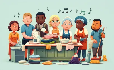 Illustration chores - Image 1