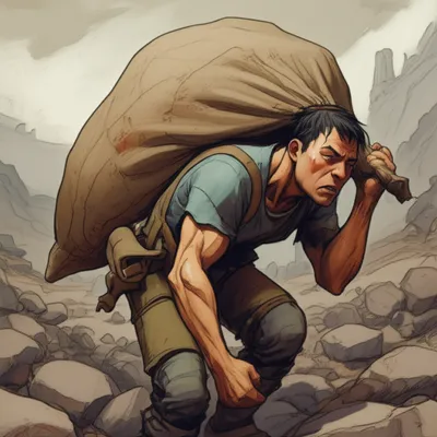 Illustration lugging - Image 1