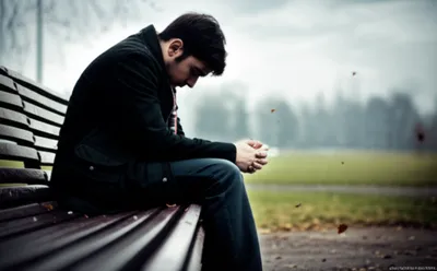 Illustration despondent