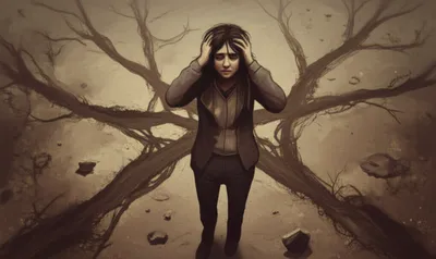 Illustration wailing - Image 1