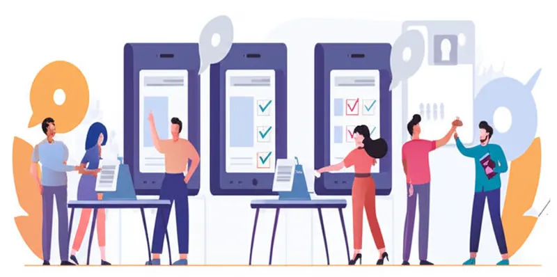 Illustration visuelle du mot « election » - Élection