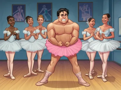 Illustration ballerina - Image 1