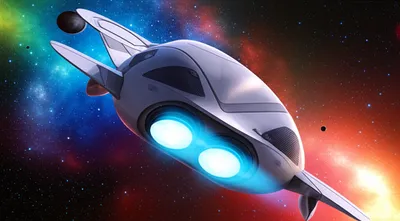 Illustration spaceships