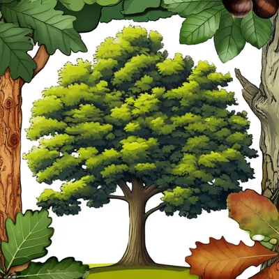 Illustration oaks - Image 1