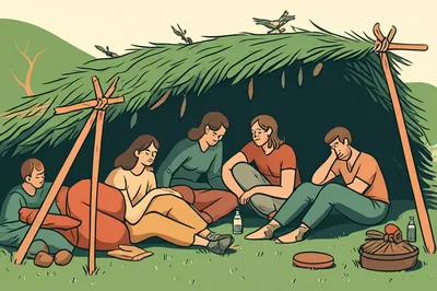 Illustration camp - Image 1