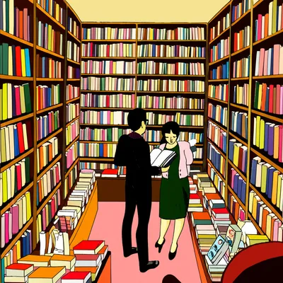 Illustration booksellers - Image 1