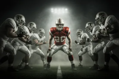 Illustration linebacker