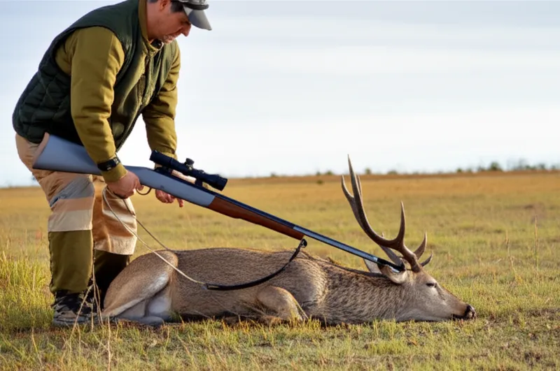 Ilustración visual de la palabra "hunting" - La caza