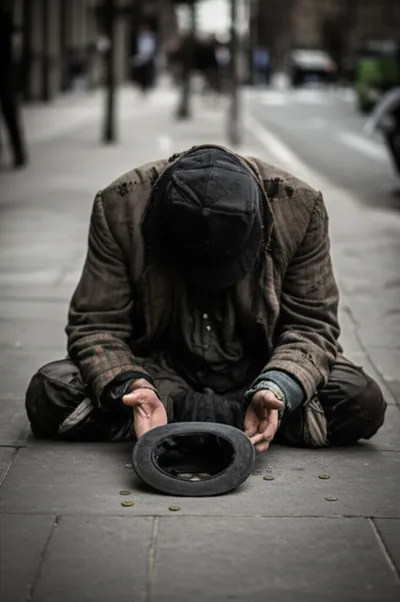 Illustration panhandling - Image 1