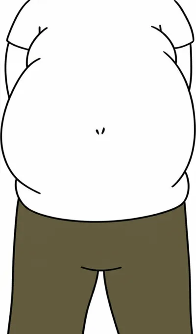 Illustration potbelly - Image 1