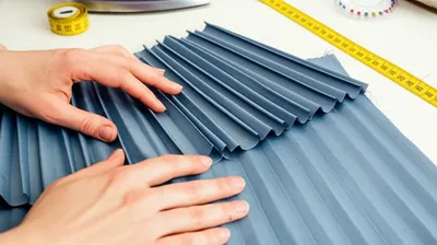 Illustration pleated