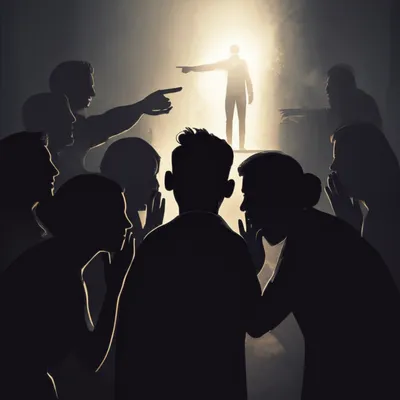 Illustration backbiting - Image 1