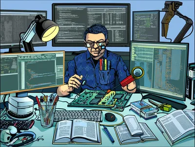 Illustration geeks - Image 1