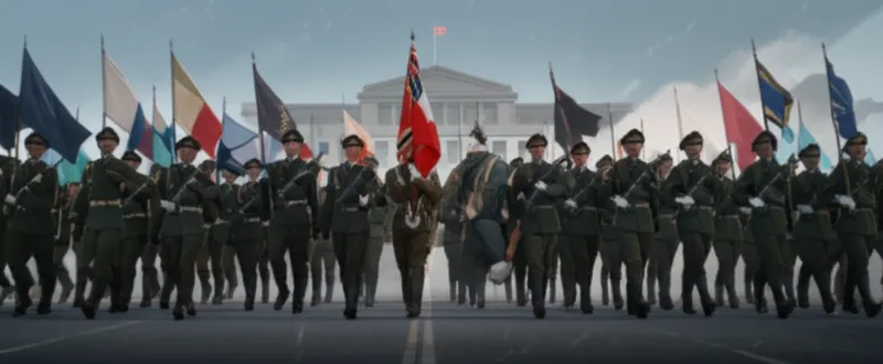 Illustration visuelle du mot « battalion » - Bataillon